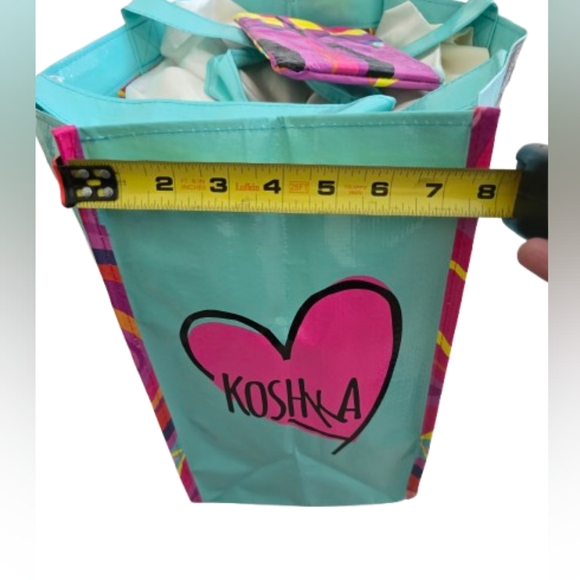 Fashion Bag of Audrey Hepburn Resuable Tote Shopping Bag W/Zipper Pouch - Picture 4 of 10